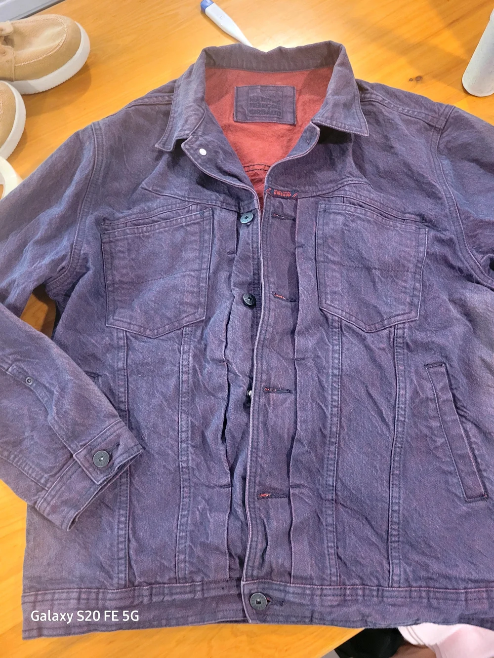 Marithe Francois Girbaud Men’s Purple Denim Shirt Jacket VTG #90s #vintage